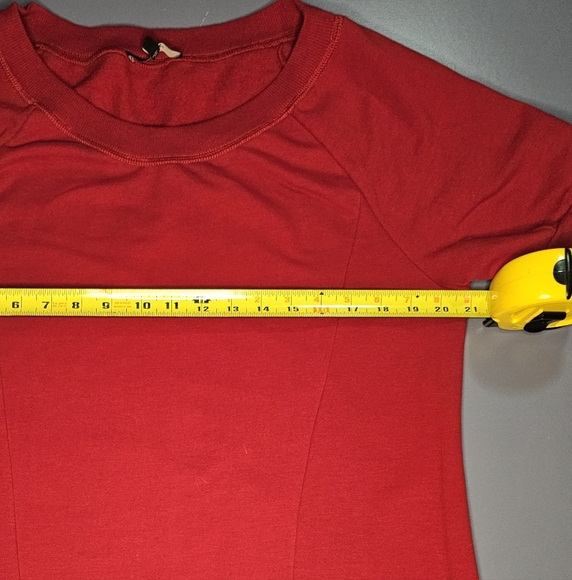 [EXPRESS] Red Sweater Dress ♡ Cuffed  Sleeve Scoop Neckline《L》 - Picture 10 of 16